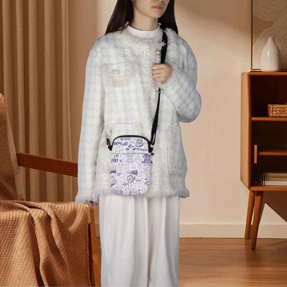 Kpop Crossbody Bag Waterproof Polyester Small Messenger for Concerts and Gifts - Picture 5 of 6